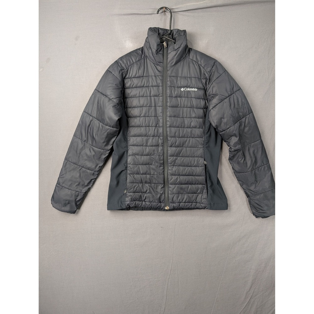 Columbia Womens Powder Lite Hybrid Insulated Puffer Jacket Black XS 5756